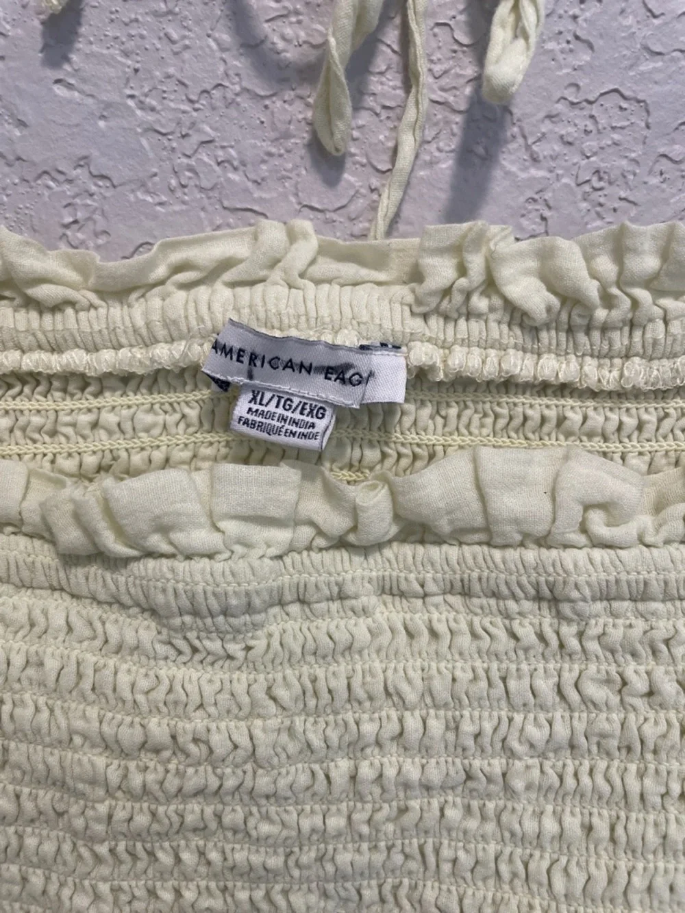 American Eagle Outfitters Size XL Women's Bright Green Crop-top Cotton - Picture 3 of 8